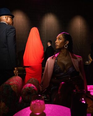 Michaela Jaé Rodriguez Instagram - So…. Naturally, I am a loner, sometimes to a fault. I stay home a lot, simply to shield and guard myself from the Ways of the outside world.

In this picture, you see me sitting alone at the Academy Art Gala, amongst a sea of many of my peers, yet I could not muster any will to navigate. Though happy to watch my colleagues dressed to the nines and conversing jovially, I realized my social anxiety, yet again got the best of me. 

One of my trans sisters noticed me that night. I was so glad to see her, to see her accomplishments, to see her thriving like she’s always wanted to. We sat on the couch for a good while. She asked me “ girl why are you sitting here alone?” And I think my answer basically boiled down to me simply being insecure in a space as a trans woman, when in reality that probably isn’t even the case at all. And if I can remember, she replied with something similar to “girl I know the feeling”. Soon after that beautiful conversation, she saw one of her good friends and made her rounds with them. 

Continuing to watch alone on the couch, and to ease my anxiety, I treated myself to watching the body language, and the conversations a lot of my peers we’re having. It was very pleasing , seeing them laugh, and seeing them smile. 

Though, delightfully enamored by all of these interactions, for some reason, I still felt like I was sinking, until a man who I’ve known for some time @mooredarnell pulled me out of the quicksand , along with @pfpicardi. That night had a quick turn around and to the both of them I am thankful. 

I’m still a work in progress❤️

Ps: I met @lennykravitz that night and almost had a heart attack and he was everything I imagined, a true advocate and allly, I cried like a baby when I went home!