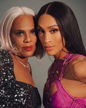 Michaela Jaé Rodriguez Instagram - Happy Mothers Day to the baddest woman alive. It’s me and her against the world! Till the end! I love you @mamaaudrey2020 please go to her page follow and show her some love!

Thank you to @lauren_rothman and @monroe.media for capturing these moments !!! Thank you @tymwallacehair for loving my mother the way you do, you are literally cousin status now lol. @kelechisart of course on the @charlottetilbury beat she brings the heat! 

lastly, happy Mother’s Day to all the wonderful mothers out there that I know in and outside of the industry y’all are fantastic and what you do keep on keeping on. Women are creators of the blueprint. Period. #MothersDay