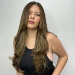 Michelle Carvalho Instagram - Enamorada de mi cambio de look 🍯 #oldmoney por el seco @hc.concept @dasspeluquerias que opinan ? 💛