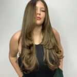 Michelle Carvalho Instagram - Enamorada de mi cambio de look 🍯 #oldmoney por el seco @hc.concept @dasspeluquerias que opinan ? 💛