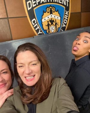 Michelle Gomez Instagram - Just wrapped out on a wee guest spot on a NY show with immense staying power. I got to work with some very talented people, thank you for making me feel so welcome. Anyone guess what show it is yet?  Make up @charlottetilbury hair @tommy_buckett teeth @invisalign control pants @spanx