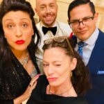 Michelle Gomez Instagram - The most wonderful night with the most phenomenal people. U know who u r. And the best bit? Always knowing when to leave the party. That’s a superpower. Next time I’ll take my readers off. 🤣🤣🤣 @viviennewestwood @silverliningopticians