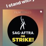 Michelle Gomez Instagram - I am proud to stand alongside the incredible writers that create the shows we all love. Every one of us has a favorite that transports, distracts, inspires or simply entertains us. None of that content can happen without these extraordinary, talented, clever people. I’m a proud SAG member standing up and shining a light on the greed and disproportionate executive compensation we can’t ignore anymore. Go @officialfrandrescher We are here.