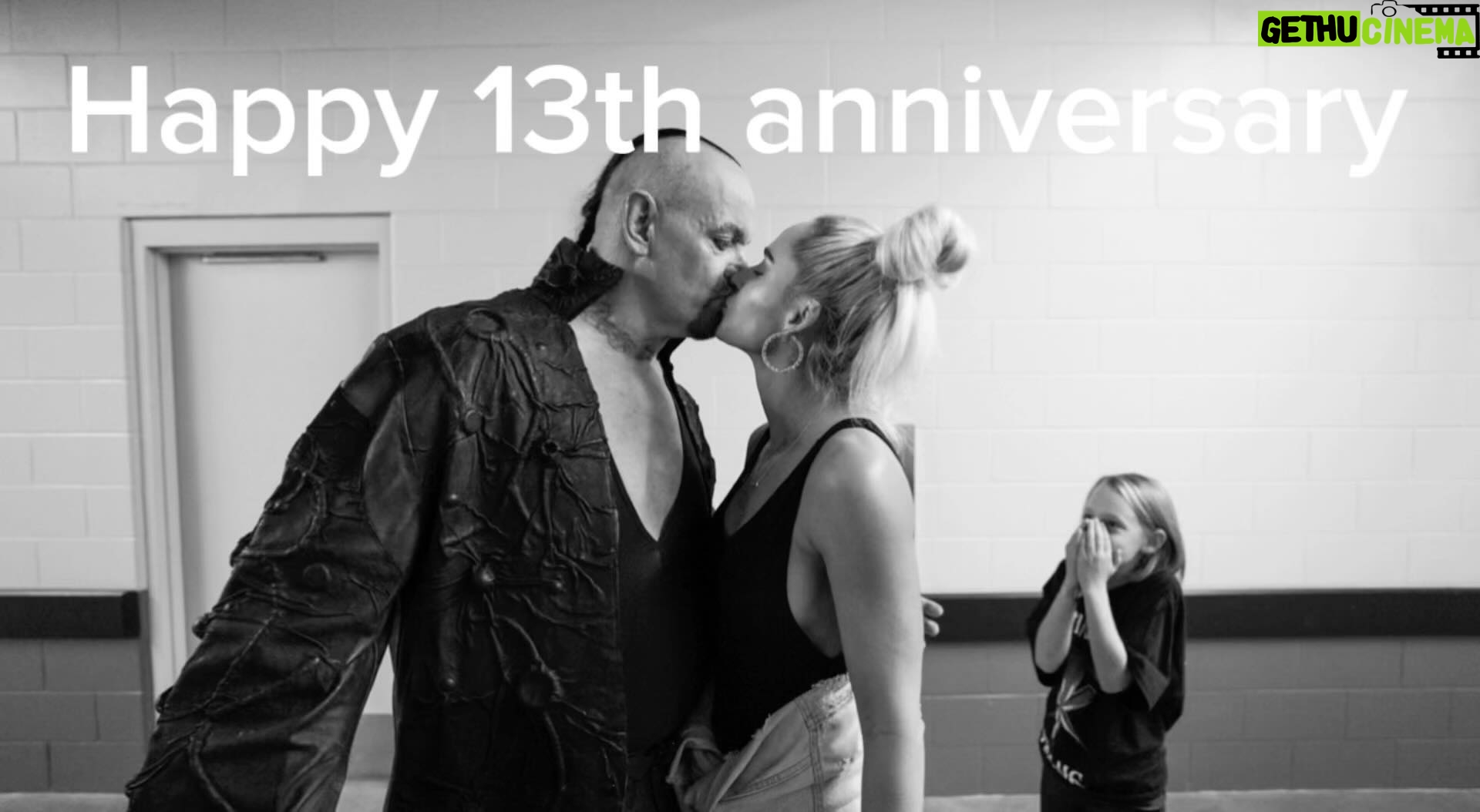 Michelle Leigh Calaway - 29.3K Likes - 🖤13🖤It’s all yours @undertaker ! Love you the most….
.
.
Our sweet girl made this & their voices at the end melt my heart! #blessed #anniversary