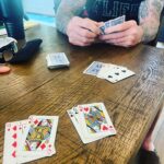 Michelle Leigh Calaway Instagram – After 7 L’s (yes I went down with 10 to win on my first play this game….because I could🤣), I love you SO MUCH I let you win game 8! That’s LOVE!!! We love you!!!!! Happy Fathers Day @undertaker 🖤#gin