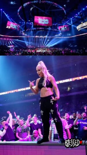 Michelle Leigh Calaway Instagram - So much to say about last night! But, for now….so grateful to @wwe …so blessed!🙏🏽
