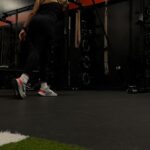 Michelle Madrigal Instagram - Happy Monday! Landmine row to press 4x10 Deadlifts 3x10 Pull up 3x10 Med ball slams 3x10 each side RB broad jumps 3x10 Dance party Respect your body. It’s the only one you get to live in.💪🏽