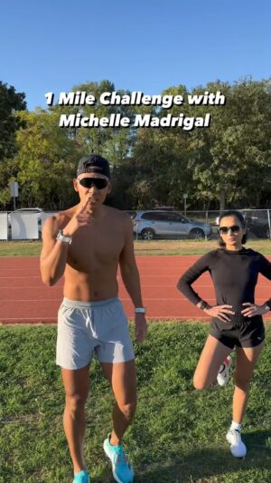 Michelle Madrigal Instagram - 1 Mile Challenge with @mitch_madrigal 

Goal: Sub 7 mins

Time: 8:09 

#runners #running #athletes #fitness #marathon #mule #mile #training #austin