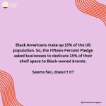 Michelle Monaghan Instagram - How and where do you spend your holiday dollars? Do you shop small, from diverse brands? Or do you tend to shop more mass, large retailers? The @15percentpledge challenges you to dedicate 15% of your holiday spending to Black-owned businesses. I've taken this pledge the last few years and I'm so grateful I have. I've discovered amazing brands, met wonderful friends and have loved supporting small-owned businesses and entrepreneurs. Get curious, "gifteen" and you'll be so happy you did!! Check out @15percentpledge for all the best holiday picks. And stay tuned for some amazing gift guides!! 🎁