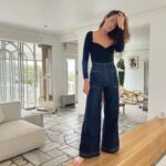 Michelle Monaghan Instagram - Holiday ready in my favorite denim by bestie @heidimiddletonartclub 🫠👖🫶