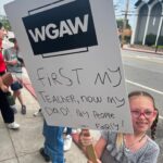 Michelle Monaghan Instagram - So proud to join my fellow @sagaftra members and our beloved @wgawest writers on the picket lines today. 👊 I am 1 of 160,000 #sagaftra members - every member, every actor and #wga writer deserves fair pay, a path to healthcare, residuals and protections from AI. We are #sagaftrastrong and we’ll fight the good fight until a fair deal is made - for ALL of us. 💯💪❤️ #unionproud #solidarity