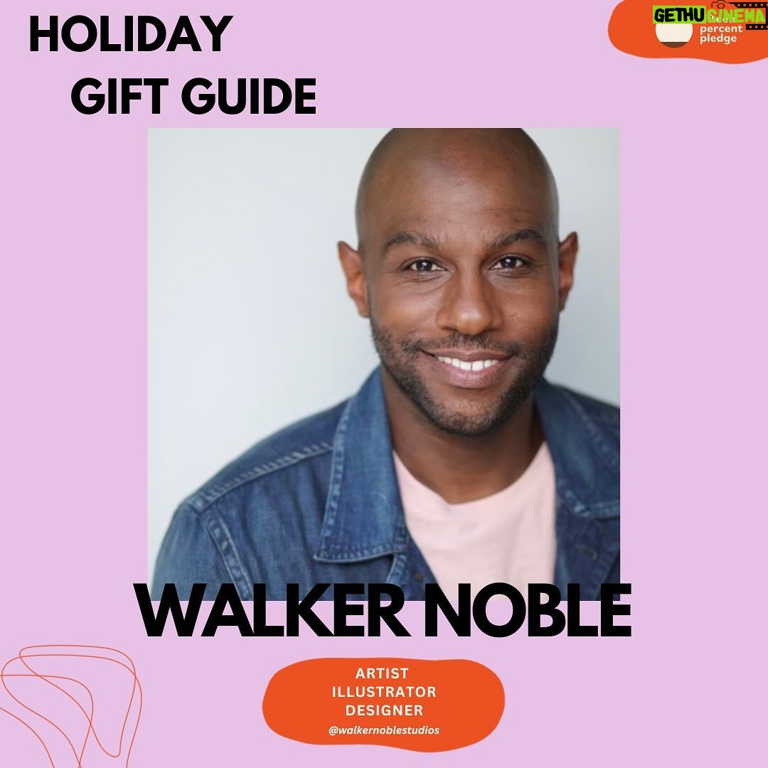 Michelle Monaghan Instagram - I’m so excited to share my next holiday gift guide by my fab friend @walkernoblestudios. Walker is an accomplished artist, illustrator and designer, however, the journey to realize his dream wasn’t easy! It required bold and brave leaps of faith and the support of an incredible partner - here’s looking at you Donella! 💞Check out my stories and listen to his inspiring path to success.💫 Walker’s a forever optimist and I just adore him. 🥰 You can find his artwork and recent collaborations at walkernoble.com. 🎨Check him out - and all his amazing Black-owned gift ideas! 🎁