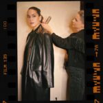 Michelle Monaghan Instagram - Celebrating @toteme last night with the best of gals! 🖤 @sarahuslan @bridgetbragerhair @karlawelchstylist @gracewrightsell