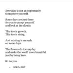 Michelle Monaghan Instagram - On some days… 🌷☁️☺️ #wednesdaywisdom @nikita_gill