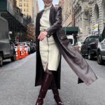 Michelle Monaghan Instagram - An Empire State of Mind! 🤩 with the best of the best @sarahuslan @benskervin @karlawelchstylist @gracewrightsell clothes @jacobleeofficial boots @paristexas_it