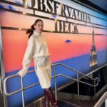 Michelle Monaghan Instagram - An Empire State of Mind! 🤩 with the best of the best @sarahuslan @benskervin @karlawelchstylist @gracewrightsell clothes @jacobleeofficial boots @paristexas_it