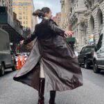 Michelle Monaghan Instagram - An Empire State of Mind! 🤩 with the best of the best @sarahuslan @benskervin @karlawelchstylist @gracewrightsell clothes @jacobleeofficial boots @paristexas_it