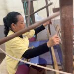 Michelle Monaghan Instagram - Local Cambodian artisans hard at work, reviving traditional Khmer craftsmanship. Each artist’s piece can take up to six months to complete. Talk about being made with love! 💛 Their beautiful work can be viewed and bought at Artisans d’Angkor in Siem Reap. Proceeds from their work help to create job opportunities for young people in rural areas interested in preserving their ancestor’s craftsmanship. Thank you @chhvn1y_chhorn for taking me there.