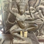 Michelle Monaghan Instagram - Local Cambodian artisans hard at work, reviving traditional Khmer craftsmanship. Each artist’s piece can take up to six months to complete. Talk about being made with love! 💛 Their beautiful work can be viewed and bought at Artisans d’Angkor in Siem Reap. Proceeds from their work help to create job opportunities for young people in rural areas interested in preserving their ancestor’s craftsmanship. Thank you @chhvn1y_chhorn for taking me there.