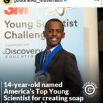 Michelle Monaghan Instagram - As a melanoma survivor, this is truly EXCITING news and even more remarkable that a 14 year old achieved this! 💯👏🤩@goodnews_movement Heman Bekele, a ninth grader at W.T. Woodson High School in Annandale, won the 2023 3M Young Scientist Challenge for developing a Melanoma treatment soap. By combining simple compounds, he was able to create a product that stimulates the activity of dendritic cells which act as protectors of skin cells, he explained. The compound based bar came out to only .50 cents per bar and he hopes to refine his innovation over the next five years to distribute to communities in need who may not be able to afford costly medical treatments. You're amazing, Heman!!! Congrats!