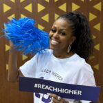 Michelle Obama Instagram – To celebrate the 10th anniversary of @ReachHigher, I surprised DC students who are making the commitment to pursue higher education. Take a look! 🎓