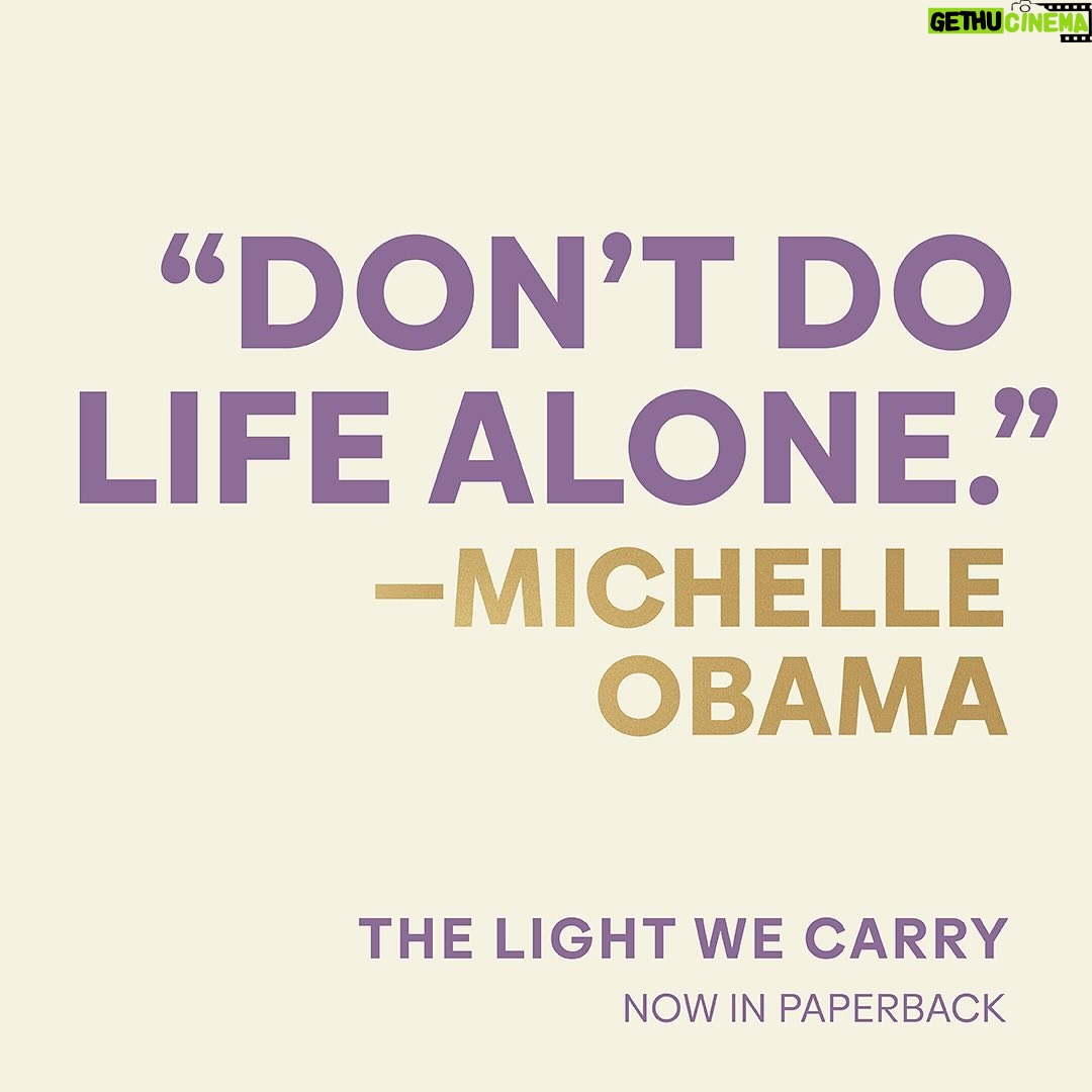 Michelle Obama Instagram - Sometimes we need a few words of encouragement to help us get through the week. So I figured I’d share a few from #TheLightWeCarry to uplift you on your journey. And I’d love to hear from you, too — what’s the best piece of advice you’ve received over the years?