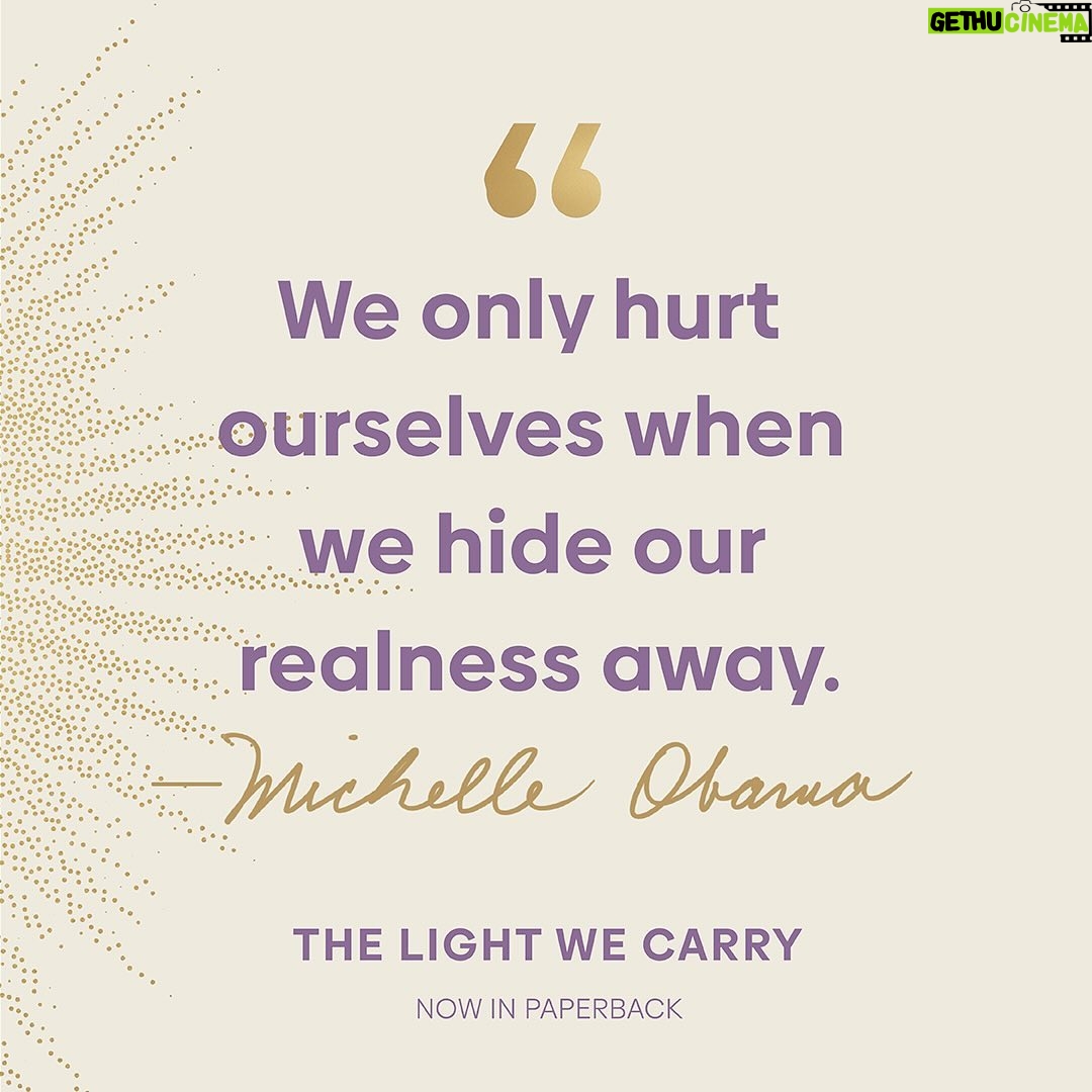 Michelle Obama Instagram - Sometimes we need a few words of encouragement to help us get through the week. So I figured I’d share a few from #TheLightWeCarry to uplift you on your journey. And I’d love to hear from you, too — what’s the best piece of advice you’ve received over the years?