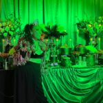 Michelle Rodríguez Instagram - Mucho PIMP PARTY! Feliz cumpleaños @michihart Mesa de dulces y decoración. Un placer hacer esto posible y siempre rodeada de toda la gente que te queremos ✨💚 💚 @michihart 🎉 @alebrije_eventos 🪩 @domesticomx 🍾 @brandypresidente_mx #pimpparty #party #decoration #planner #brandi