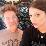 Michelle Trachtenberg Instagram - Eye love me some @sethgreen! #buffy #reunion 🔮🎥💚🧟‍♀️