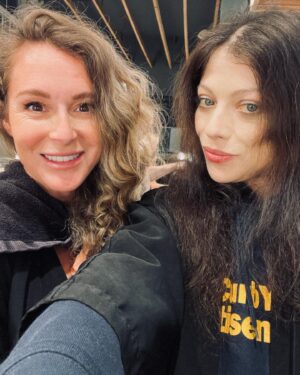 Michelle Trachtenberg Instagram - These kids….now adults getting our roots/hair done! Love this girl @vegaalexa 🔎💖
