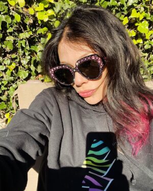 Michelle Trachtenberg Instagram - When @lisafrank met @gucci 💖⚡️