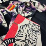 Michelle Trachtenberg Instagram - Hand drawn by me on canvas. Cuz I’m working on my gallery show….. 🎨💋🐾 #artist #art #tiger