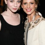 Michelle Trachtenberg Instagram - Wishing the always fabulous and bad ass @sarahmgellar a very Happy Birthday. Take the day off sis. No Vampire slaying for you today! 🧛🏻‍♂️🩸🗝🎉 #birthday #sister #buffythevampireslayer