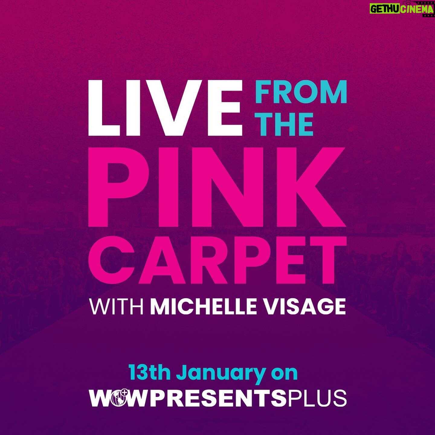 Michelle Visage Instagram - Can’t make it to London for @rupaulsdragcon UK? Well….. I’m SO excited to announce that I’ll be hosting LIVE from the Pink Carpet, where I’ll be interviewing your fave #DragRace queens 👑 💄 👠 at @rupaulsdragcon UK 🇬🇧 🎀 LIVE from the Pink Carpet premieres Saturday, January 13th on @wowpresentsplus! 👠 but if you ARE coming…. I’ll see you there!