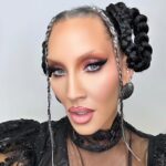 Michelle Visage Instagram - A tribute to my queen @madonna on tonight’s @dragraceukbbc scroll to last frame ❤️🩷 Hair @haircraigmarsden Paint @samglamuk using @sensoriumbeauty by @thealexisstone on the brows and it’s works INCREDIBLY WELL Style @laurysmith Dress @rotatebirgerchristensen Shoes @casadeiofficial