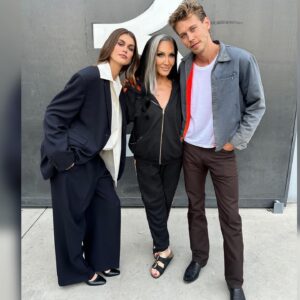 Michelle Visage Instagram - Ohhhhhh my sweet @kaiagerber THANK YOU for allowing me to have this moment!!! I adore you and the lovely @austinbutler 🖤 *swoon*