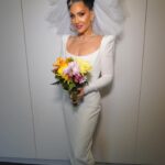 Michelle Visage Instagram - When I married @grahnort I wore white @alexperryofficial Hair @haircraigmarsden paint @samglamuk Style @laurysmith Necklaces @melindamaria_jewelry