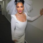 Michelle Visage Instagram - When I married @grahnort I wore white @alexperryofficial Hair @haircraigmarsden paint @samglamuk Style @laurysmith Necklaces @melindamaria_jewelry