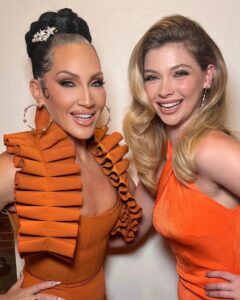 Michelle Visage Instagram - This is my baby. My youngest child. Today is her birthday. @lvvisage there isn’t a minute that you don’t amaze me. Your wit, your brains, your charm, your beauty, your sass, your resilience….. the list is endless. I thank the universe every day that I get to be your mama. Have the best day my superstar, you deserve it and more. Mama loves you to the moon…. 🖤❤️