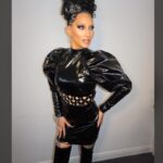 Michelle Visage Instagram - Lemme spill the PV-Tea @dragraceukbbc UK VS THE WORLD ep 2 Dress @rotatebirgerchristensen Style @laurysmith Hair @haircraigmarsden Paint @samglamuk Boots @stevemadden Star ring @swarovski Earrings @lucyquartermainedesigns Werk room magenta suit @nadinemerabi Who will slay the Happy Ending ball? Find out on the new episode of #DragRaceUK vs The World 🏁 Streaming now on: 🌍 @wowpresentsplus worldwide ex. UK and Canada 🇬🇧 @bbcthree 🇨🇦 @cravecanada