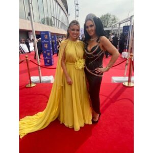 Michelle Visage Instagram - @bafta PHOTO DUMP!

Still reeling from an INCREDIBLE, unforgettable night hosting the red carpet with my sister/friend @claraamfo doing what we love to do…. TALK AND LAUGH!

1- FEELING. MY. SEXINESS! I’ve worked really hard to be comfortable and happy in my skin and what’s reflected back at me in the mirror (both figuratively and literally) so this was a moment! Gown by @jasminerbas 

2- dripping in gold and diamonds. LOOK AT THIS JEWELRY! Thank you to the gorgeous girls at @rothschilddiamond for outfitting me for the night! I was a QUEEN in your diamonds!

3- getting the necklaces laid

4- LOOK AT THAT RING! 😱

5- I loved EVERYTHING about meeting @danniiminogue can’t wait to have our coffee date that I’ve just thrust upon her

6- what I love about my friend @daisymaycooper is basically EVERYTHING and apparently so does @taron.egerton , CLEARLY! Throuple, please?! 🙏 

7- Cillian. Me. I’m always a fan first and I couldn’t hide it! WHAT A MOMENT and he couldn’t have been lovelier!

8- outfit change? Yes please, @davidkomalondon never disappoints!

9- my actual highlight of the night? Working with my FRIEND! I loves you @claraamfo TILL THE NEXT TIME ❤️

THANK YOU  to everyone who came over to talk to us, to the @bafta awards for entrusting your carpet to us, my @annielibrae for everything always, my @haircraigmarsden for your talented hands, my @samglamuk for making me laugh whilst constructing a masterpiece and @artconn2 for style, wit and NARM!