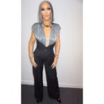 Michelle Visage Instagram - This look was 🔥 @dragraceukbbc Hair @haircraigmarsden Beat @samglamuk Style @laurysmith Wearing @studiotayfunkaba Necklace and bracelet @lucyquartermainedesigns Last slide: women need to do chest day. Don’t skip it! Pecs by my hard ass work put in lifting weights 6 days a week. Don’t give up on yourself, it’s never too late to start!