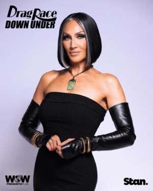 Michelle Visage Instagram - #DragRaceDownUnder is BACK, with a new host - ME! 🏁

Premiering on Stan in Australia and WOW Presents Plus for the first time in New Zealand, Season 4 also sees a star-studded line-up of Down Under’s glittering drag royalty stepping up as judges and mentors, alongside returning judge @rhysnicholson .

Thank you, my dear @rupaulofficial , for entrusting me with one of your beloved shows. The color, humor and outrageousness of Down Under drag holds a special place in my heart. I’m ready to do everything in my power to encourage these beautiful queens to believe in themselves and let their inner light shine through.

“It has been my great honor to bring Drag Race to Australasia. I can’t wait to see the franchise continue to flourish under the leadership of the incredible Michelle Visage.” - RuPaul

START YOUR ENGINES!!!! 

Drag Race Down Under premieres later this year on @wowpresentsplus:
🇦🇺 @stanaustralia 
🇳🇿 @wowpresentsplus 
🇺🇸 @wowpresentsplus 

Hair @haircraigmarsden 
Paint @alecksg