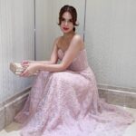Michelle Vito Instagram - the other night. ✨ in love with this dress 💕 @atelierdebbieco Skin by: @cathyvalenciaskinclinic