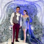 Michelle Vito Instagram – #StarMagicalChristmas ❄️

thank you for creating this lovely piece @raus1983 @rauatelierweddings 🤍 even though it was rushed and you had only a few days.

Styled by: @francischee_
Make up: @xengzulueta 
Hair: @gmandehair 
Clutch: @blingandcoph