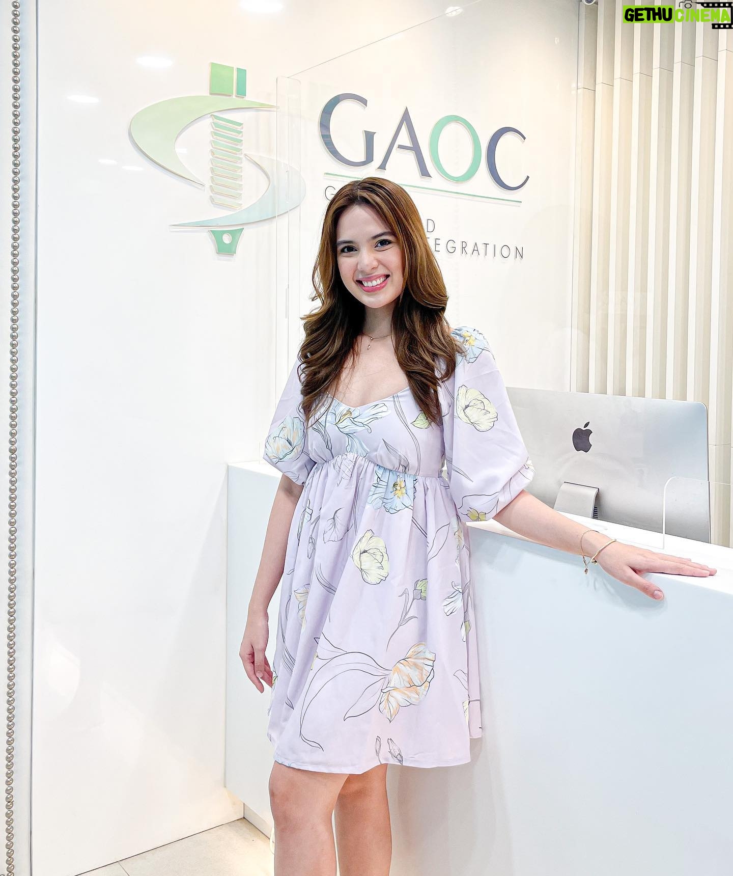 Michelle Vito Instagram - what made you smile today? ☺️ I recently had the best dental experience at GAOC SLMC branch. They recommended me to try their clear aligners to correct my teeth because they had been bothering me for years. I appreciate the care and confidence that @gaocdental and Dra. Pia gave me since I was hesitant to try it. See you in two weeks for my next set of aligners. 🤍