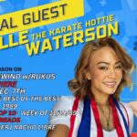Michelle Waterson-Gomez Instagram - 😂 Absolute tears of hysteria happens this season on the @bkrrshow w/ special guest @karatehottiemma! Join us as we #RETRO review BEST OF THE BEST, sing the Billboard Top 10 from 11/10/89 & WACKY TABLE READS reenactments from TROPIC THUNDER & NACHO LIBRE! Series Launch Thurs 12/7 on @premierstreamingnetwork!