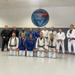Michelle Waterson-Gomez Instagram - Huge day for us at @smartjits_ so incredibly proud of the family we’ve been able to build!!! Congratulations to all our newly minted professors!! Thank you @baratasmartj for being such an amazing professor and leading us on this journey! and thank you @isaacdoederlein for giving us some really cool nuggets of knowledge!