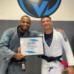 Michelle Waterson-Gomez Instagram - Huge day for us at @smartjits_ so incredibly proud of the family we’ve been able to build!!! Congratulations to all our newly minted professors!! Thank you @baratasmartj for being such an amazing professor and leading us on this journey! and thank you @isaacdoederlein for giving us some really cool nuggets of knowledge!