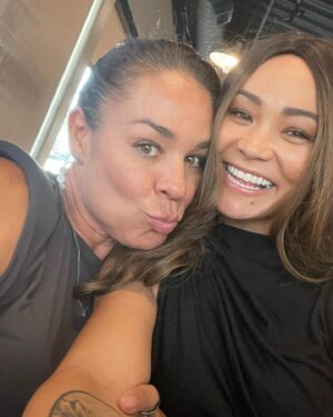 Michelle Waterson-Gomez Instagram - Meant to post these last week!!! Happy birthday @eatfitabq 🥰🥰🥰 thank you for always taking care of me and making sure I don’t cheat on my diet!! lol love ya 😘